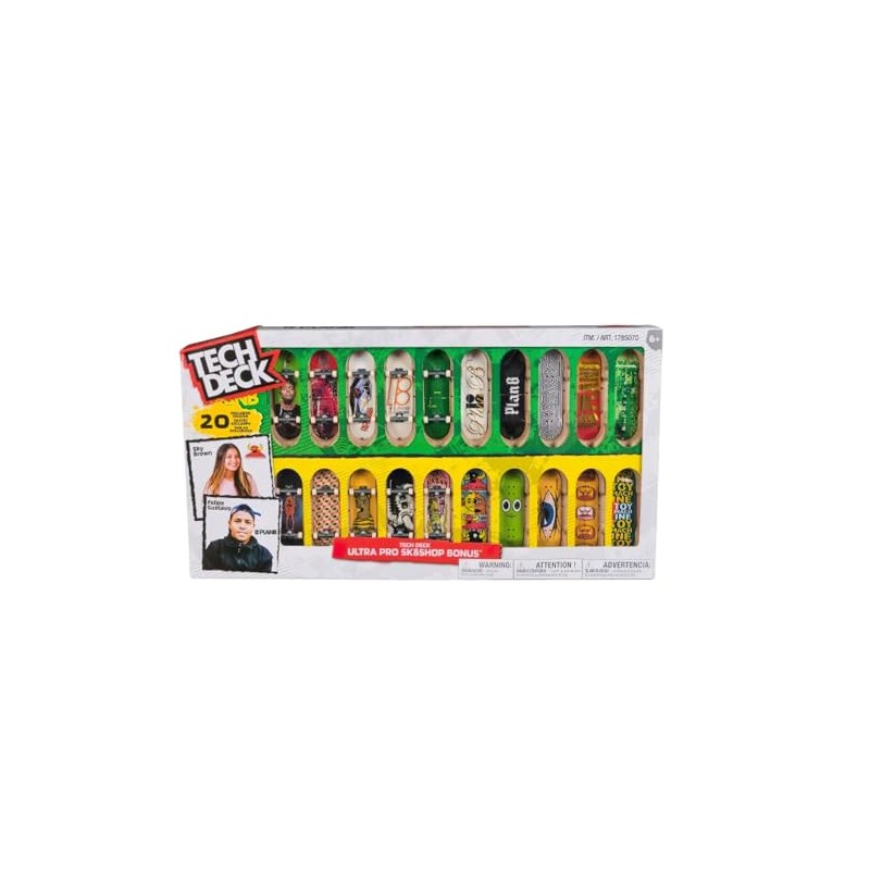 TECH DECK Ultra Pro 20 Bonus Pack Fingerboard Skateboards Sk8shop