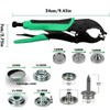 Snap Fasteners Tool,Adjustable Snap Setter Tool Includes 60 Sets Snap