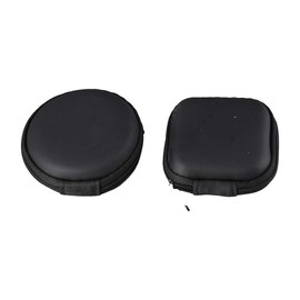 Leadigol 2PCS Portable Zipper Bag,Mini Pouch Storage Data Cable Bag Zip Lock Case Round Earbud Case for Travel Accessory