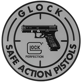 Silver Safe Action Pistols Sticker Safe Action Pistols Vinyl Decal for Cars Trucks Toolboxes & SUVs – Durable Gun Logo Design