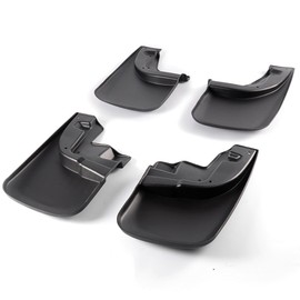 CHEDA Mud Flaps Guards Splash Molded Compatible with 2005 2006 2007 2008 2009 2010 2011 2012 2013 2014 2015 Toyota Tacoma 4 Piece Front Rear w Flares