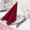 sourcing map 50pcs Silver Gray Satin Table Napkins Polyester Square
