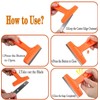 Razor Blade Scraper,Paint Scraper Glass Scraper Tool with 20 Extra