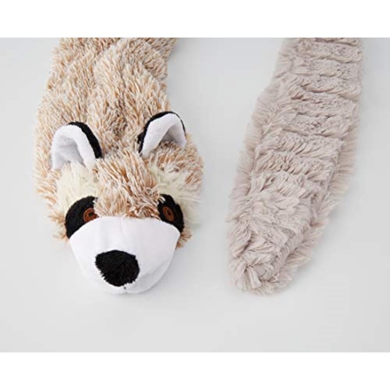 Nobby Plüsch Waschbär für Hunde, flach, 91 cm, 1 Stück