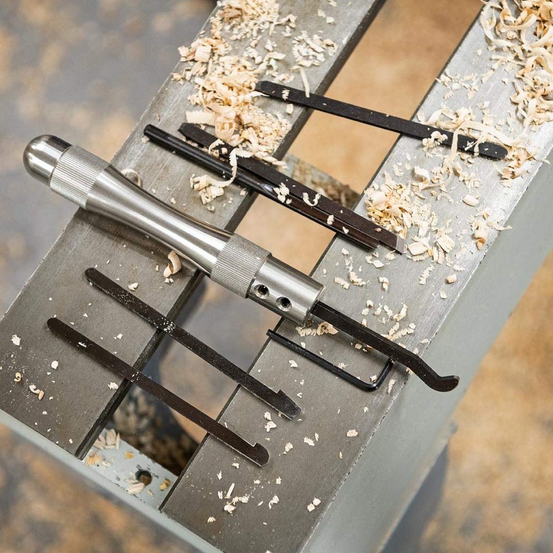 Axminster Woodturning Micro Handle & Set of 6 Tools