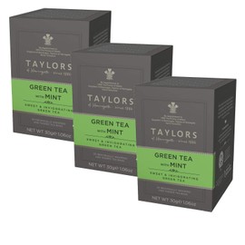 Taylors of Harrogate Green Tea with Mint 3 x 20 Individually Wrapped Tea Bags