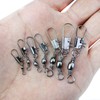 CRAZY SHARK 50pcs Swivels Snaps Stainless Steel Sarkan Sea Fishing