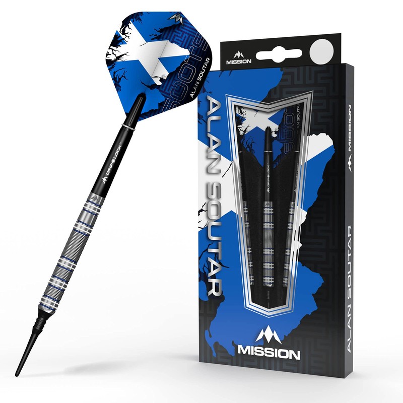 Mission Darts D0860 Alan Soutar | 22g 90% Tungsten Straight