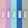 Tombow モノカラー消しゴム ブルー プラスチック 着色 フタル酸エステル ラテックスフリー 19g 学校 オフィス