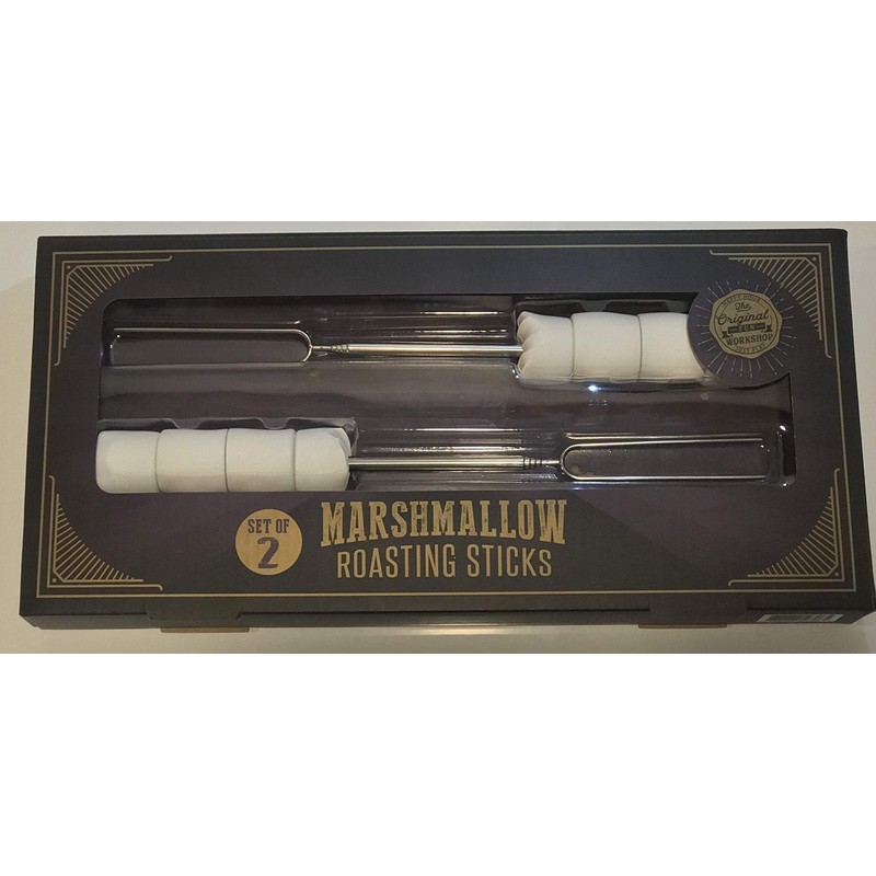 Marshmallow Roasting Sticks (Set of 2) | Reusable| Stainless Steel
