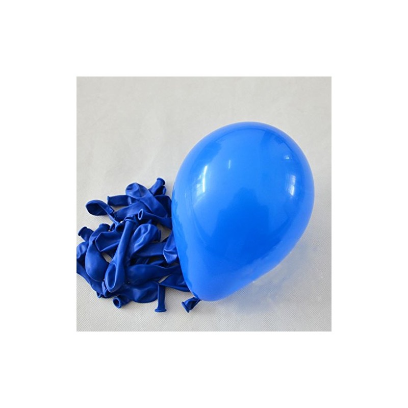 25pcs Plain 12" Dark Blue Helium Quality Latex Balloons Birthday
