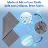 ACWOO 12 Brillentücher 15x18cm– Mikrofaser Reinigungstuch, Brillenputztücher Extra Weich &