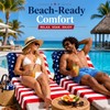 Flag Beach Towel Set for Pool & Travel – 2-Pack
