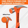 Jorgensen 16 oz Straight Claw Hammer, Rip Claw Hammer with