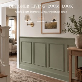 Pre-Cut Paintable Wall Molding Kit, 3 Set Accent Wall Panels (31.5"x 31.5")