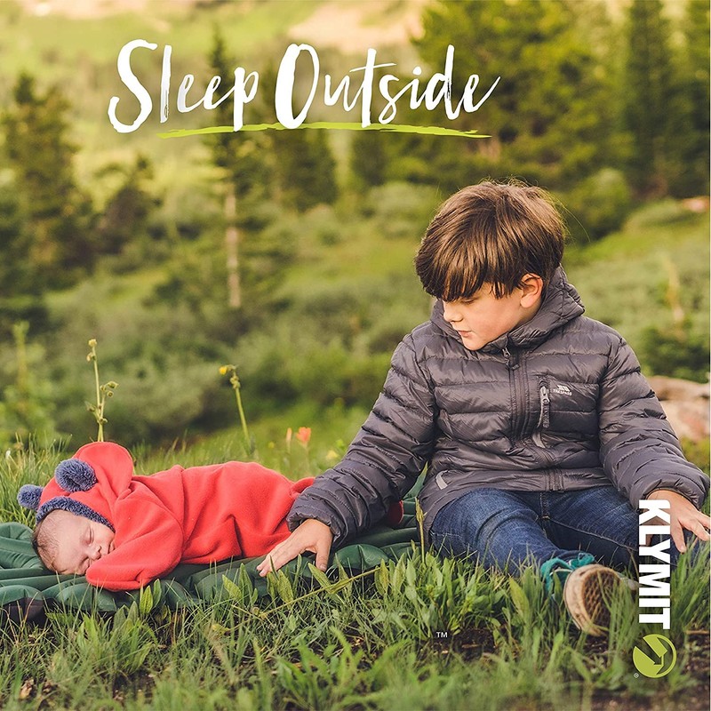 Klymit Unisex's Static V Short Sleeping Pad, Green, One Size