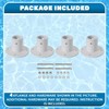 ECOTRIC Deck Anchor Flange Cast Aluminum Above Ground Pool Ladders/Handrails/Slide