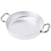 Pentole Agnelli ALMA11024 Bratpfanne mit 2 Griffen, Edelstahl, professionelles Aluminium,