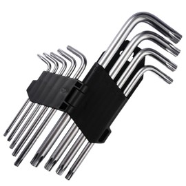 9-Piece Torx Key Set Tool, Double Headed Hex Key Set, Torx Allen Key Set, Allen Key Set, Allen Key Set T10, T15, T20, T25, T27, T30, T40, T45, T50