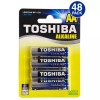 Toshiba AA LR6 E91 MN1500 1.5v Alkaline Batteries (48 Batteries)