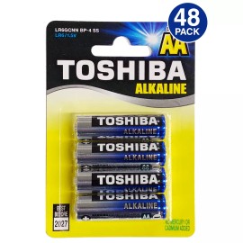 Toshiba AA LR6 E91 MN1500 1.5v Alkaline Batteries (48 Batteries)