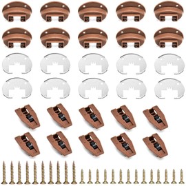 Surf turtle 10 Pack Drawer Slide Track Guide Glide,Compatible with kenlin Rite-Trak 2 Replacement 168 Track,for Center Mount Drawer for Dressers,for Hutches and for Nightstand Drawer