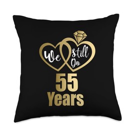 We still do 55 years - 1969 55th wedding anniversary Throw Pillow