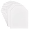BENECREAT 30Pcs White Cardboard Shirt Inserts, 33x25.3cm Folding Forms Clothes