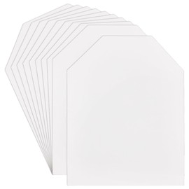 BENECREAT 30Pcs White Cardboard Shirt Inserts, 33x25.3cm Folding Forms Clothes Folder for DIY Packaging Inserts, Organising Clothes, 0.5mm Thick