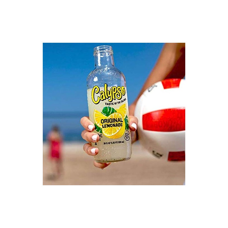 Calypso Lemonade, Original Lemonade, Made with Real Fruit, 16 Fl