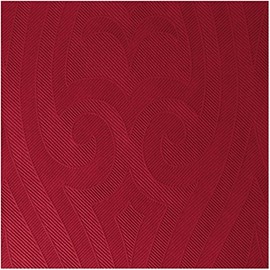 Duni Elegance Lily Napkins Bordeaux 40 x 40 cm (Pack of 40)