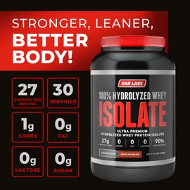 NAR LABS Hydrolyzed Whey Protein Isolate 2 lbs (Chocolate Deluxe)