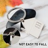 MEMOFYND Set of 2 House Keychains, Stainless Steel Keychains, Home