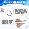 50pcs Weedless Wacky Rig Hooks Wacky Worm Hooks with Weed