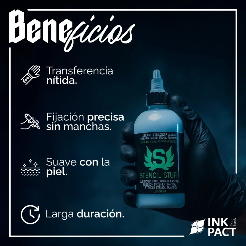 Stencil Stuff 8 Oz Gel Para Transferencia De Tatuajes