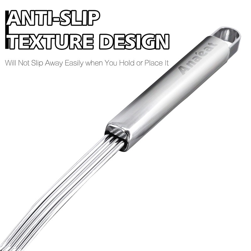 Anaeat Stainless Steel Spider Strainer Skimmer - Solid Kitchen Strainer