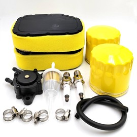 CLCHUN 3208303-S Air Oil Filter Kit For Kohler SV810 SV820 SV830 SV710 SV715 SV720 SV725 SV730 SV735 SV740 20HP-27HP, Black