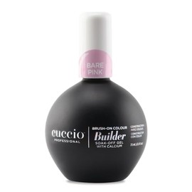 Cuccio Pro Brush-On Colour Builder Soak-Off Gel with Calcium 2.5 oz 75 ml (Bare Pink)