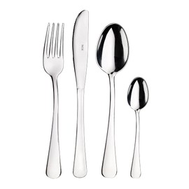 Prima Collection Bellagio Set, 16 Pieces, Stainless Steel, Nickel-Free, Made in Italy