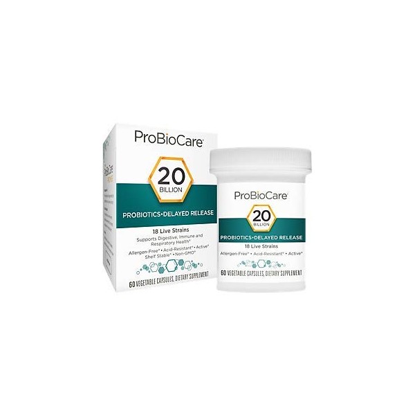 Probiotic - 20 Billion CFUs - Supports Digestive Health (60