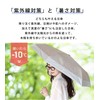 JIS Certified Folding Parasol, Lightweight, Completely Blackout, Heat Blocking, UV