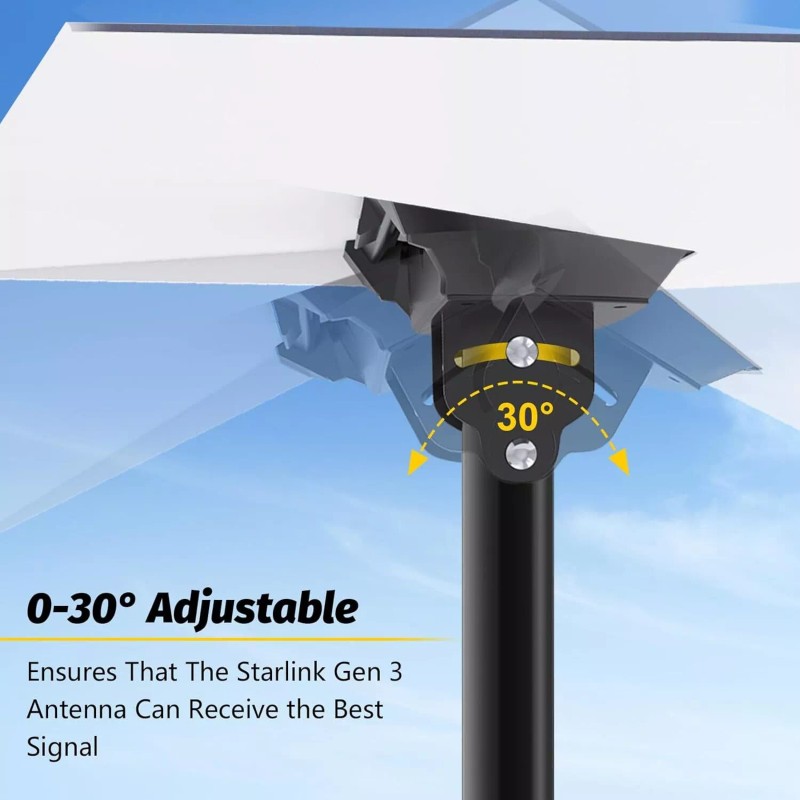 Ybervont Starlink Gen 3 Mount , Extension-Type Heavy Duty Starlink