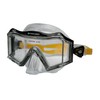 Hawaii Divers Tri View Adult Snorkel Dive Mask, Black/Yellow, One