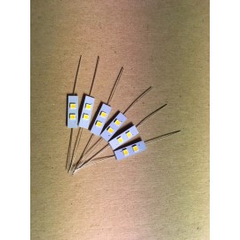 Pioneer (6) 8v-COOL WHITE LED AXIAL LAMPS -rt701 rt707 rt1050 rt1011 rt1020/Pioneer CT-F