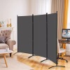 SEGAWE 3 Panel Room Divider 6Ft Folding Privacy Screen Freestanding