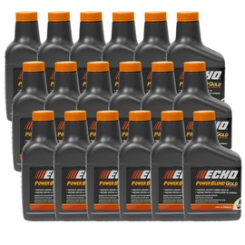 ECHO 24PK Oil 12.8 oz Bottles 2 Cycle Mix for 5 Gallon - Power Blend 6450005