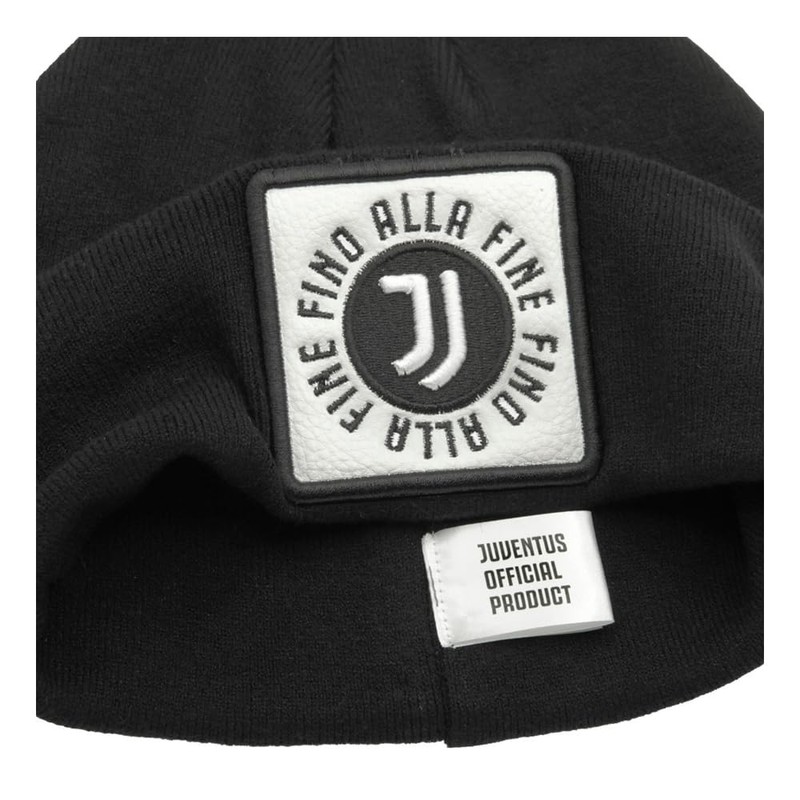 JUVENTUS 133472 Juve Beanie Hat, Black, One Size