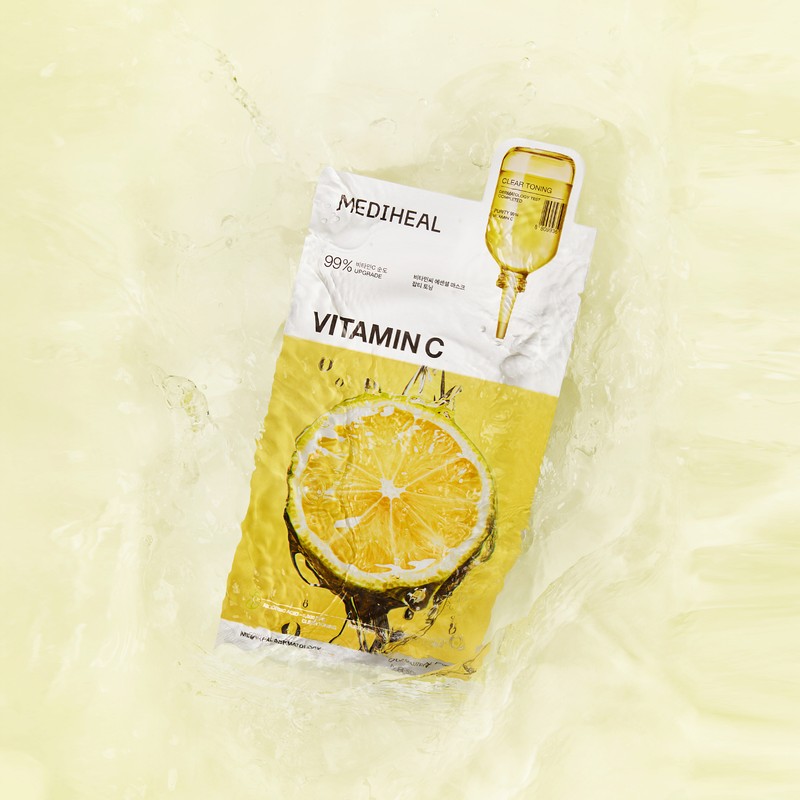 Mediheal Essential Mask Vitamin C, 10 Sheets, 1 Pack