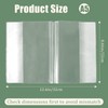 Clear Book Cover, Jelly PVC A5 Notebook Planner Cover Waterproof