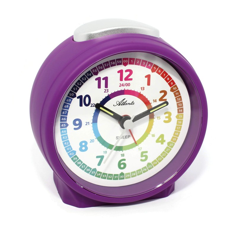 Atlanta Children's Alarm Clock Boys / Girls without Ticking Analogue